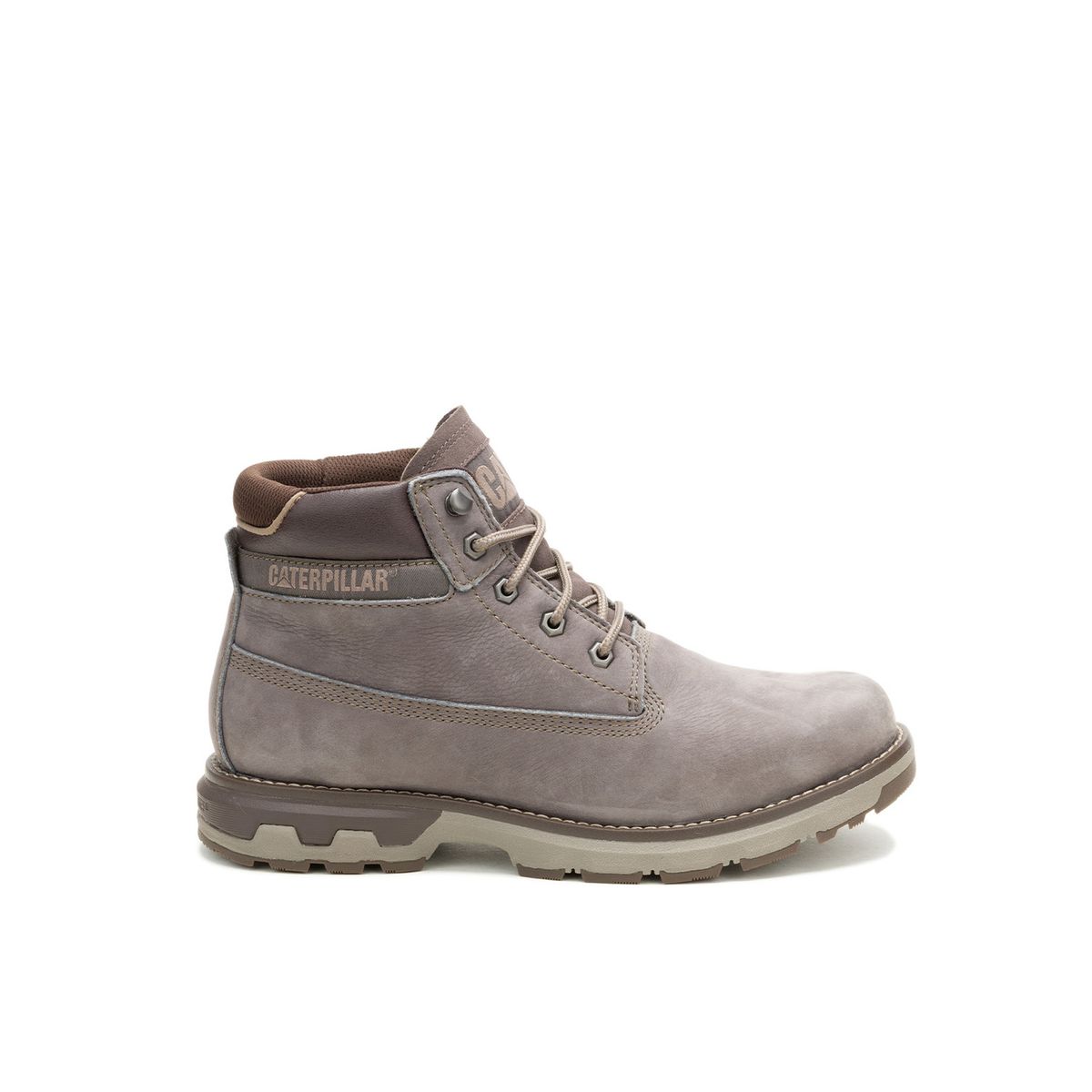 CAT - Botín de Cuero Pursue Hombre Gris CAT