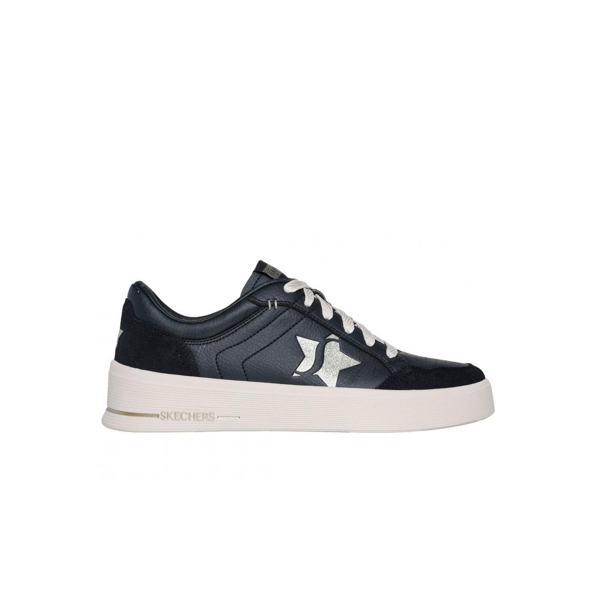 SKECHERS - Zapatillas Mujer Hiland Illuminated Neutrals Negro Skechers