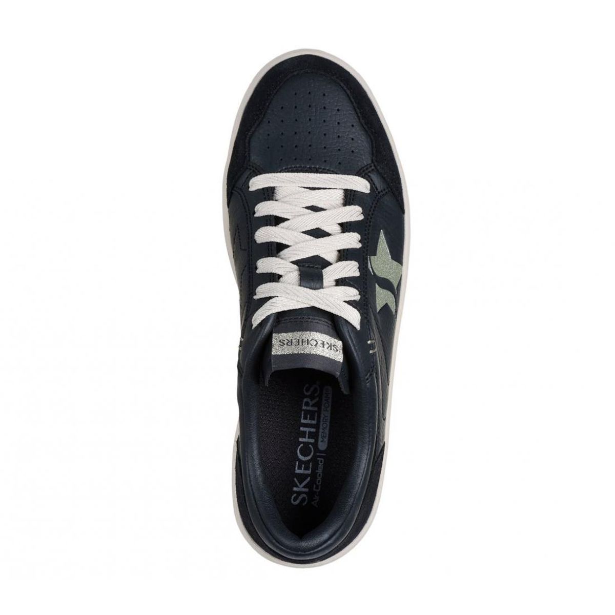 SKECHERS - Zapatillas Mujer Hiland Illuminated Neutrals Negro Skechers