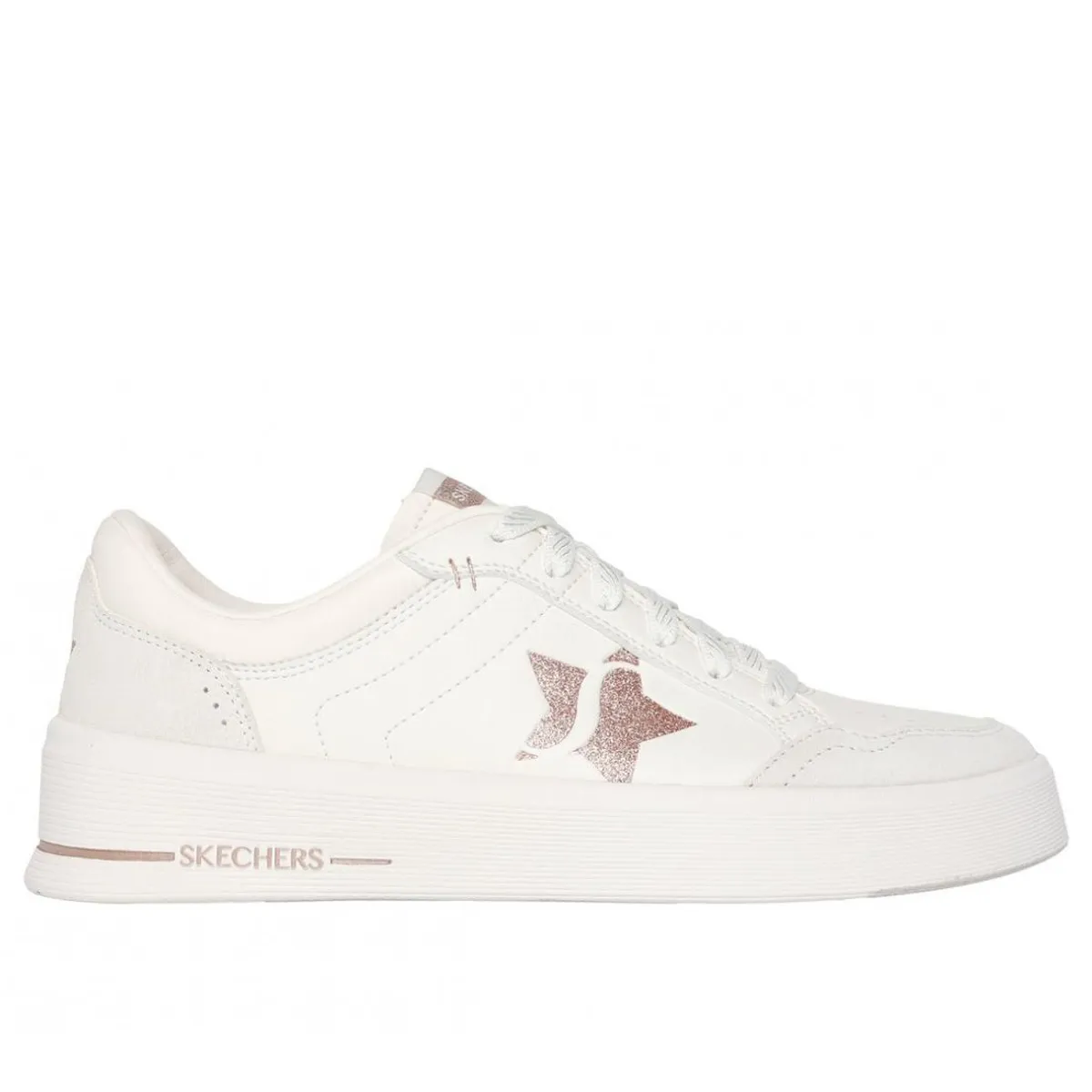 SKECHERS - Zapatillas Mujer Hiland Illuminated Neutrals Beige Skechers