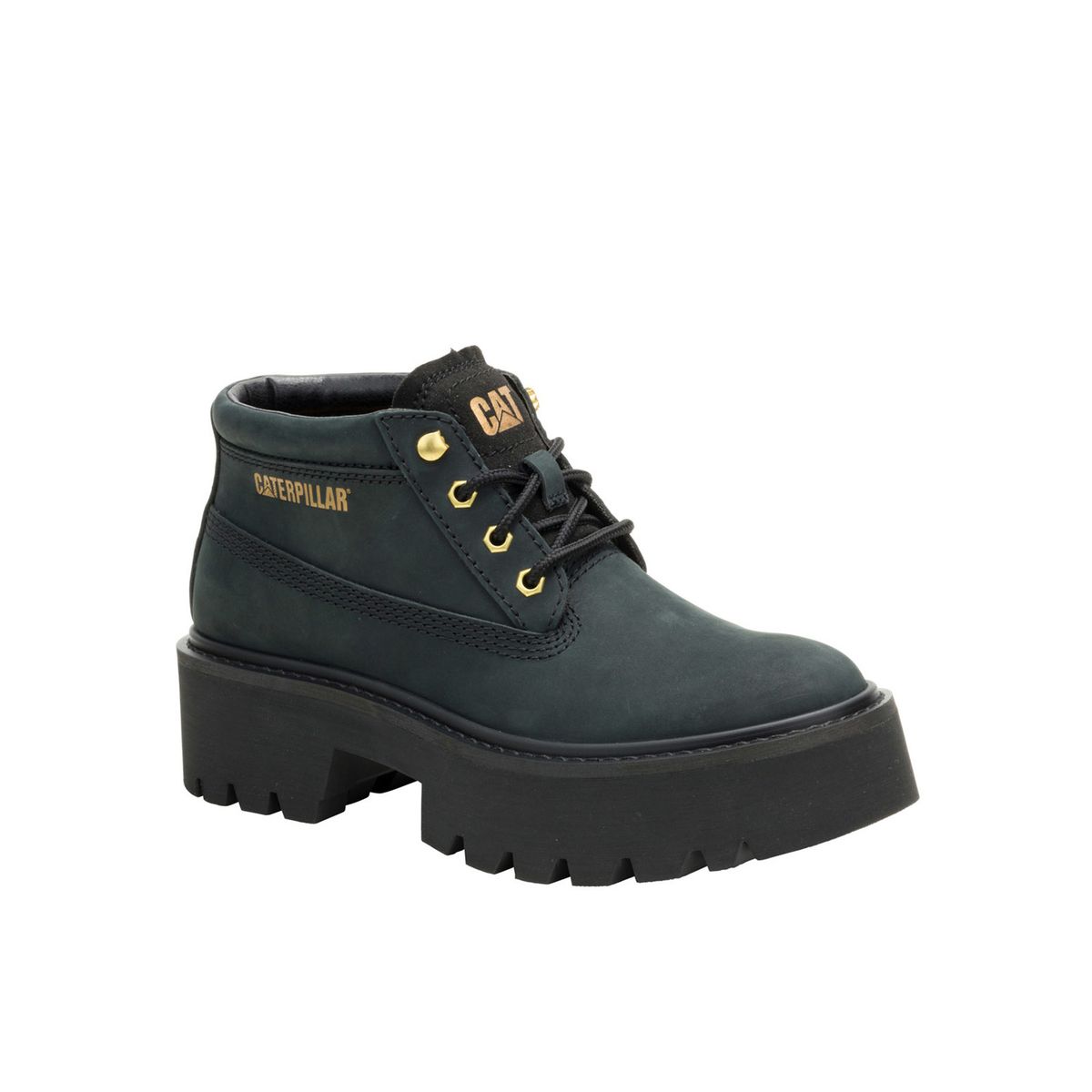 CAT - Botín Colorado Max Chukka Mujer Negro CAT