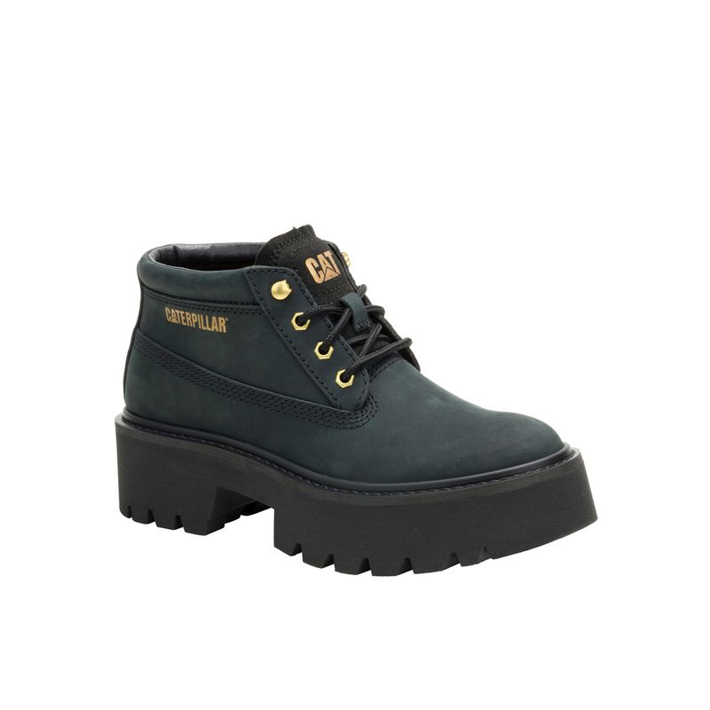 CAT - Botín Colorado Max Chukka Mujer Negro CAT