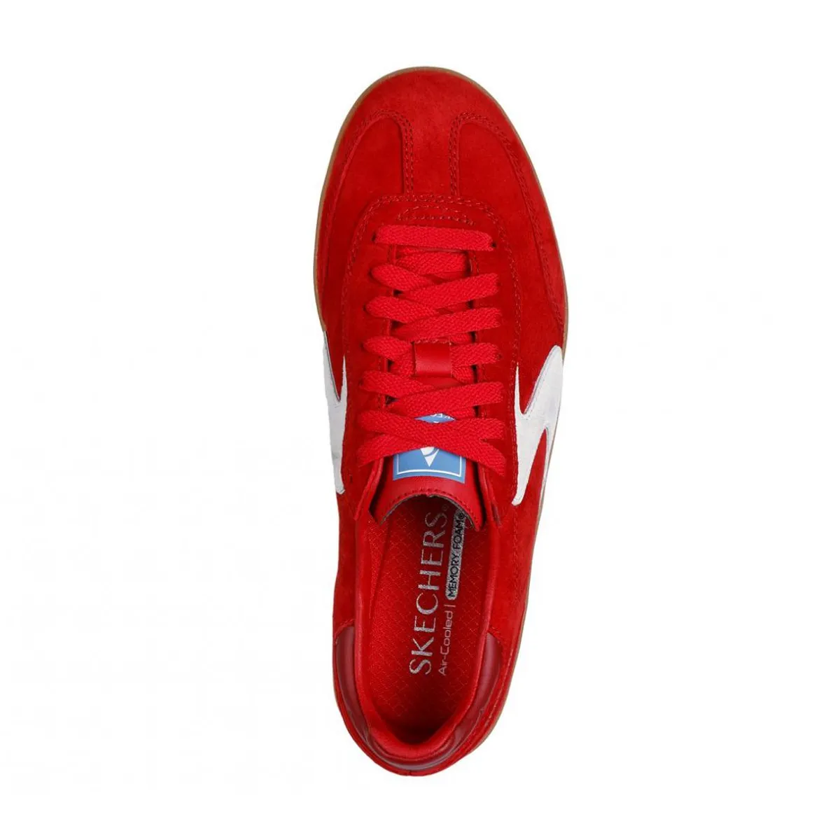 SKECHERS - Zapatillas Mujer Hotshot Varsity Crew Rojo Skechers