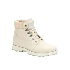 CAT - Botín Cuero Charlie Mujer Beige