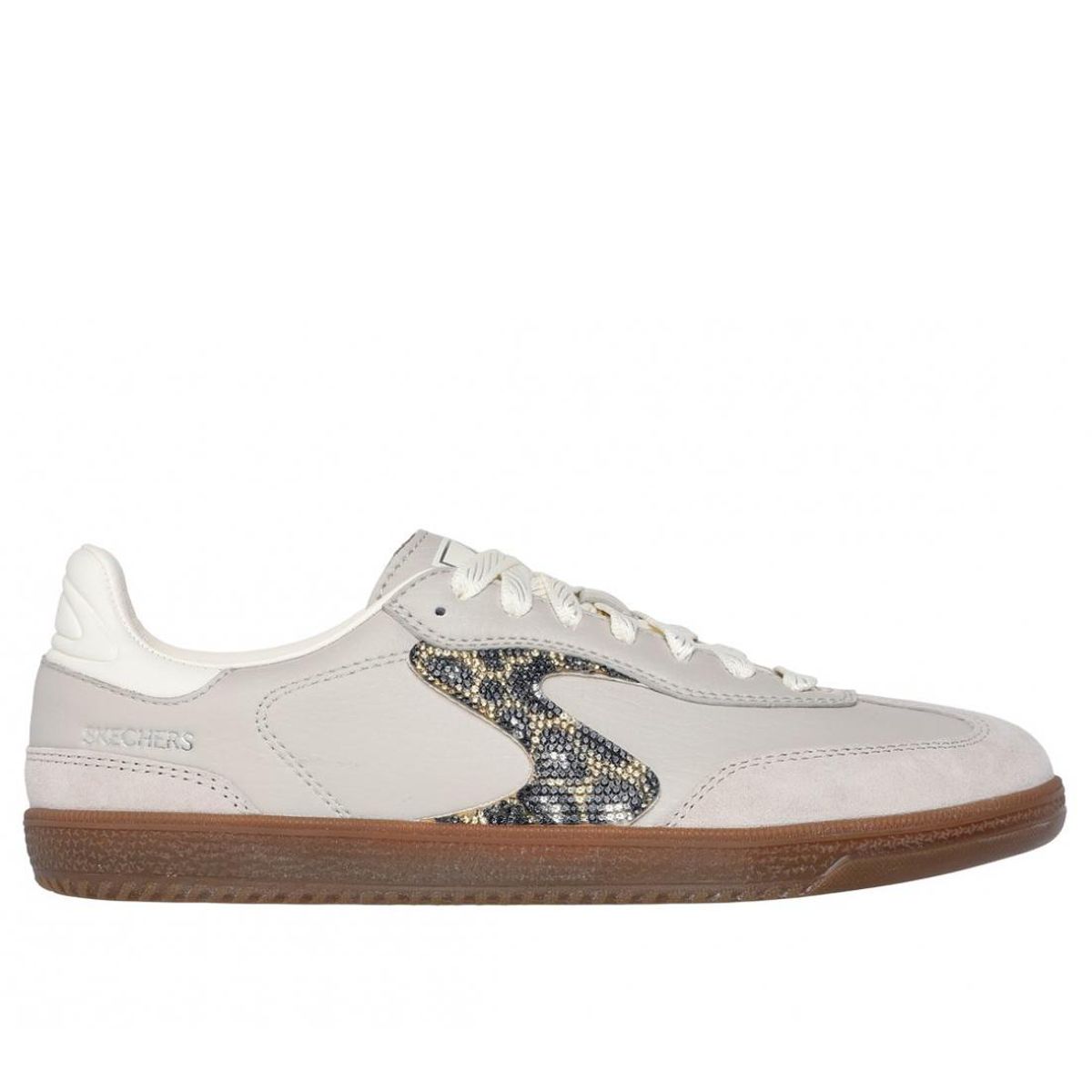 SKECHERS - Zapatillas Mujer Hotshot Shimmering Spots Beige TP Skechers