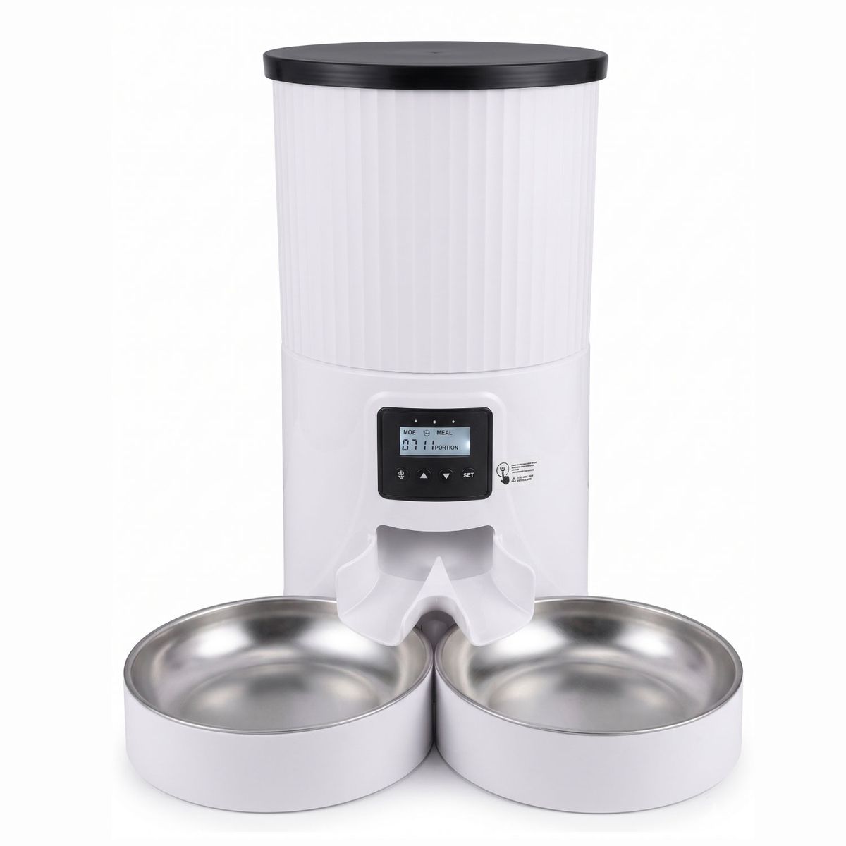 LITTLE PETS - Dispensador Automático Doble Comida Mascotas 4 lts.