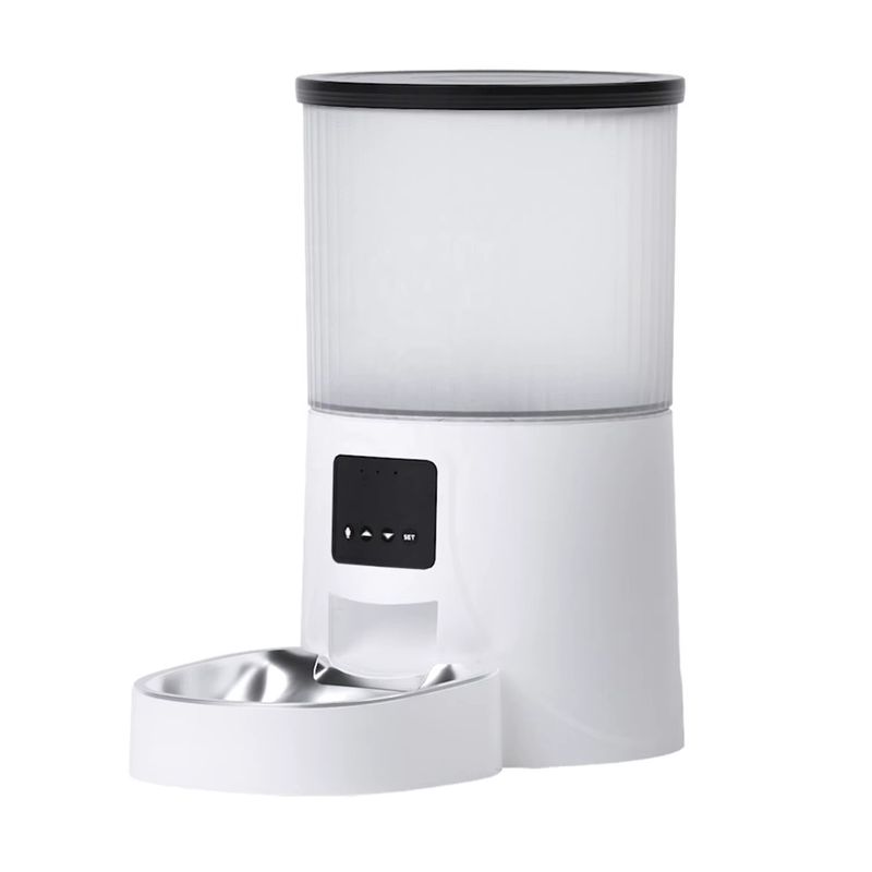 MUNDO ONLINE - Dispensador Automático Doble Comida Mascotas 4 lts.