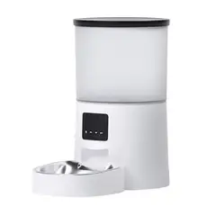 MUNDO ONLINE - Dispensador Automático Doble Comida Mascotas 4 lts.