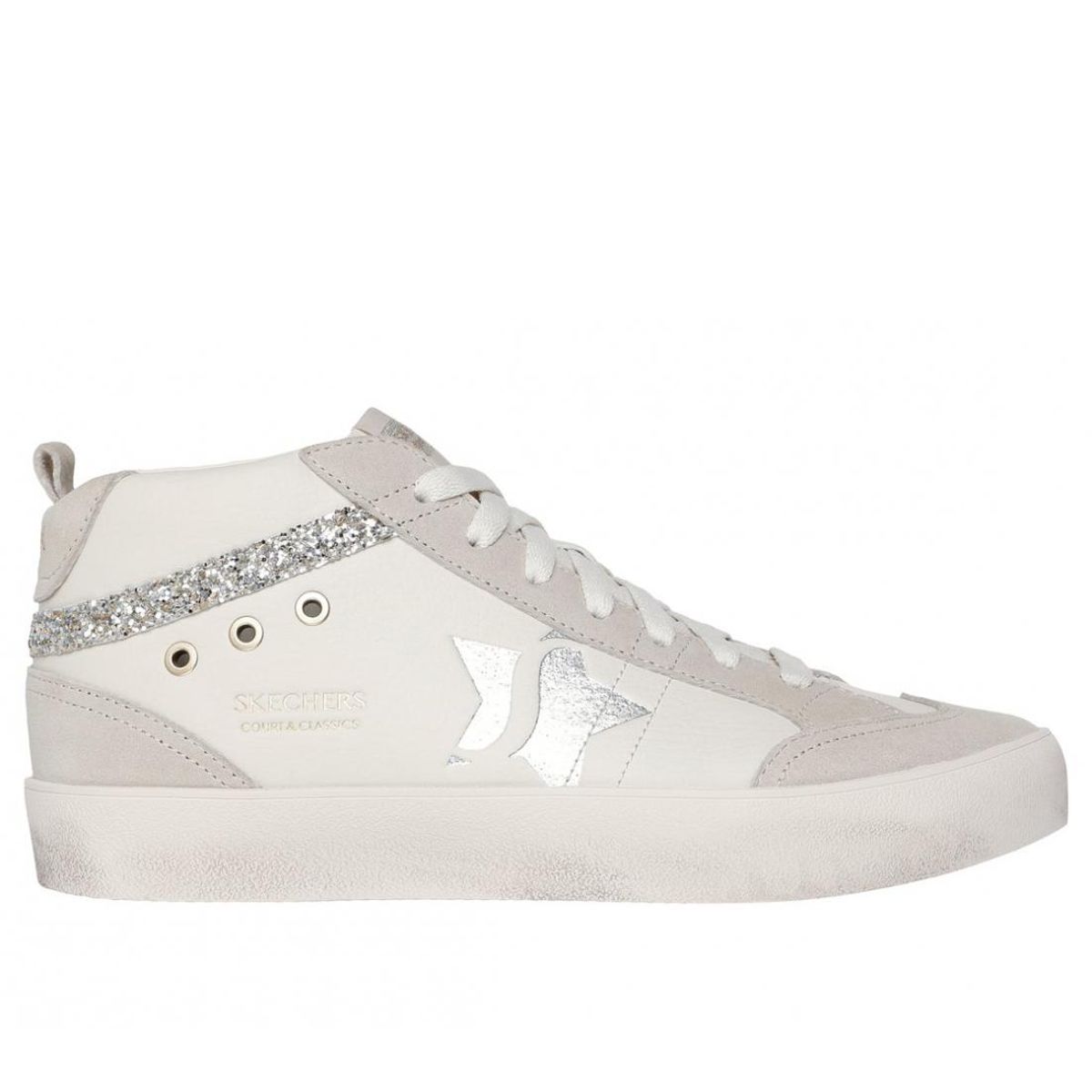 SKECHERS - Zapatillas Mujer Strand Star Beige WT Skechers