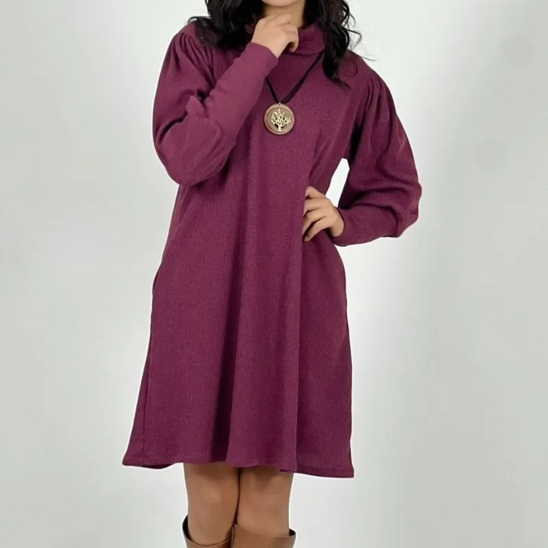 ARRAKASTA - Vestido de lanilla ML