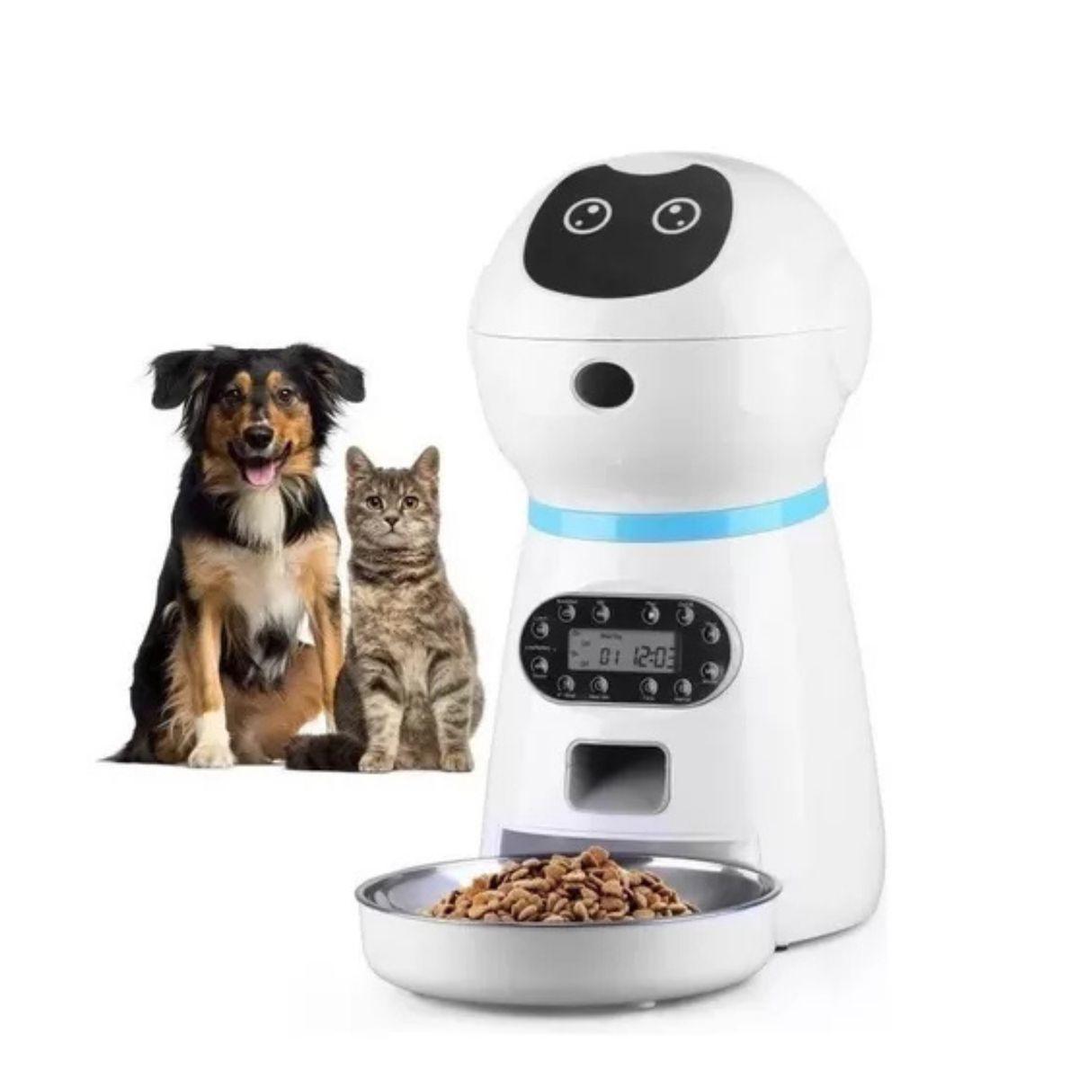 GENERICO - Robot Alimentador Automático Para Mascotas Dispensador SKU CH