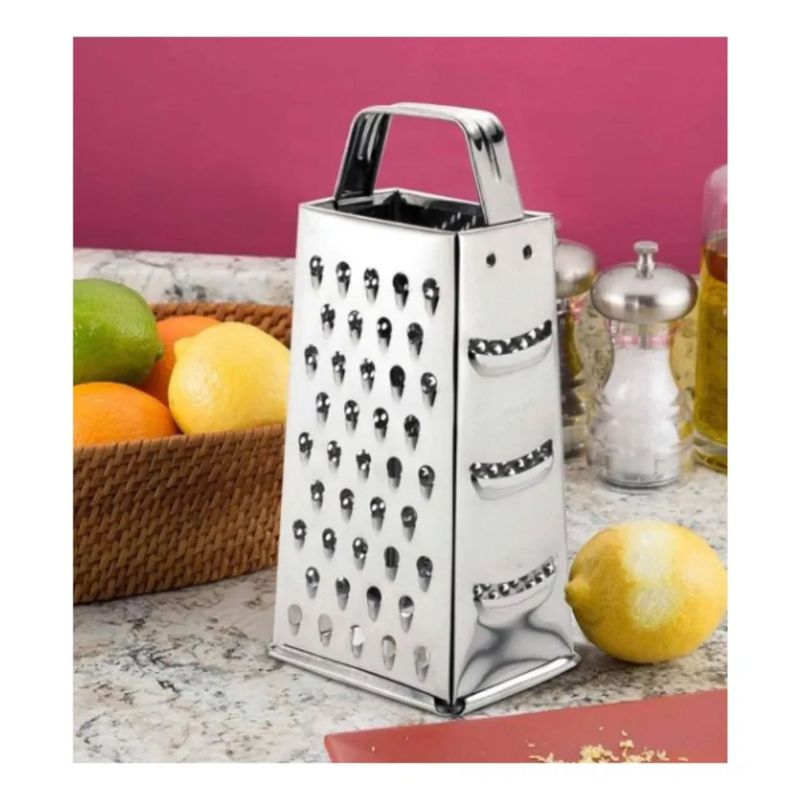 CUINER - Rallador De Queso 4 Lados Acero Inoxidable Cuiner 23cm