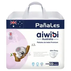 AIWIBI - Pañal Premium XXG 22