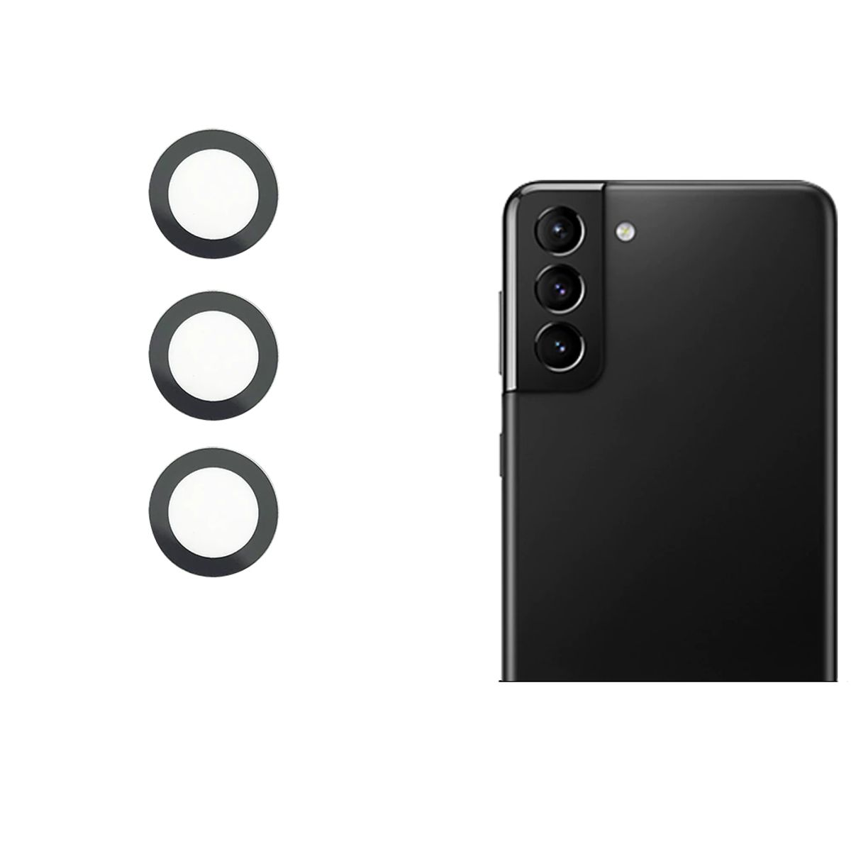EON - Vidrio De Cámara Trasera Para Samsung S21 Plus