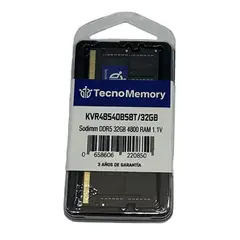 GENERICO - Memoria ram TecnoMemory Sodimm DDR5 32GB 4800Mhz KVR48S40S8T32