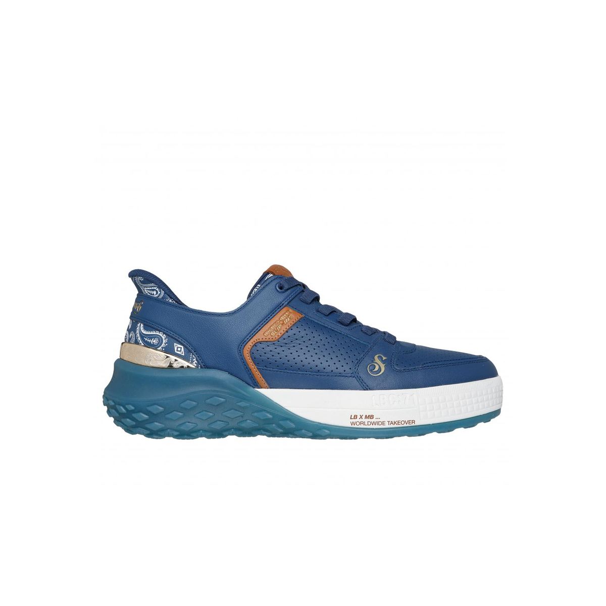 SKECHERS - Zapatillas Hombre Slip-ins Sizzle NVY Azul Skechers