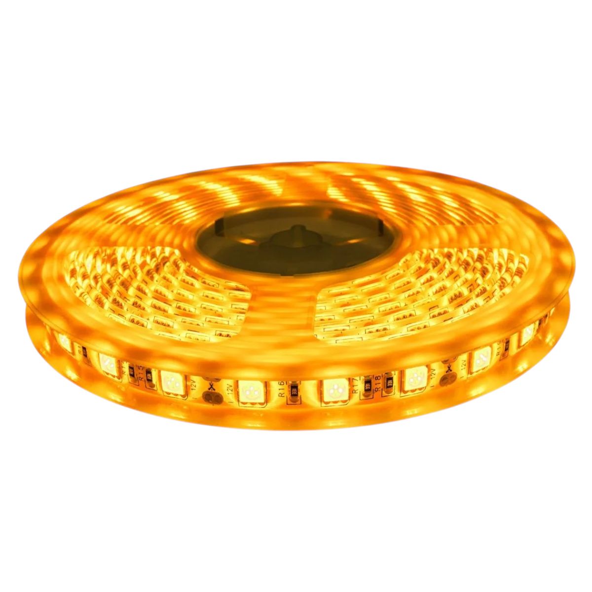 GENERICO - 2 Cintas Led 12V 5050 144W IP65 60Led/m  5mt Amarillo
