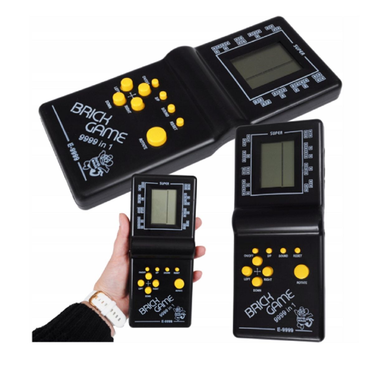 GENERICO - Tetris Portátil Game 9999 Juegos En 1 Juegos Diversión