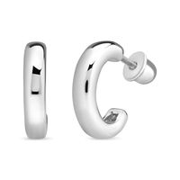 Argolla de Plata 925 de 15 mm con cierre de Tornillo