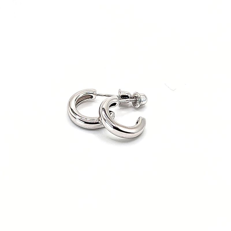 TIANA JOYAS - Argolla de Plata 925 de 15 mm con cierre de Tornillo