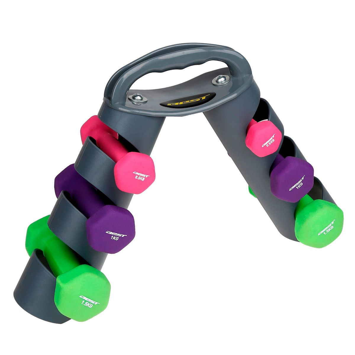 BEST - Juego De Mancuernas 2 Kg Best