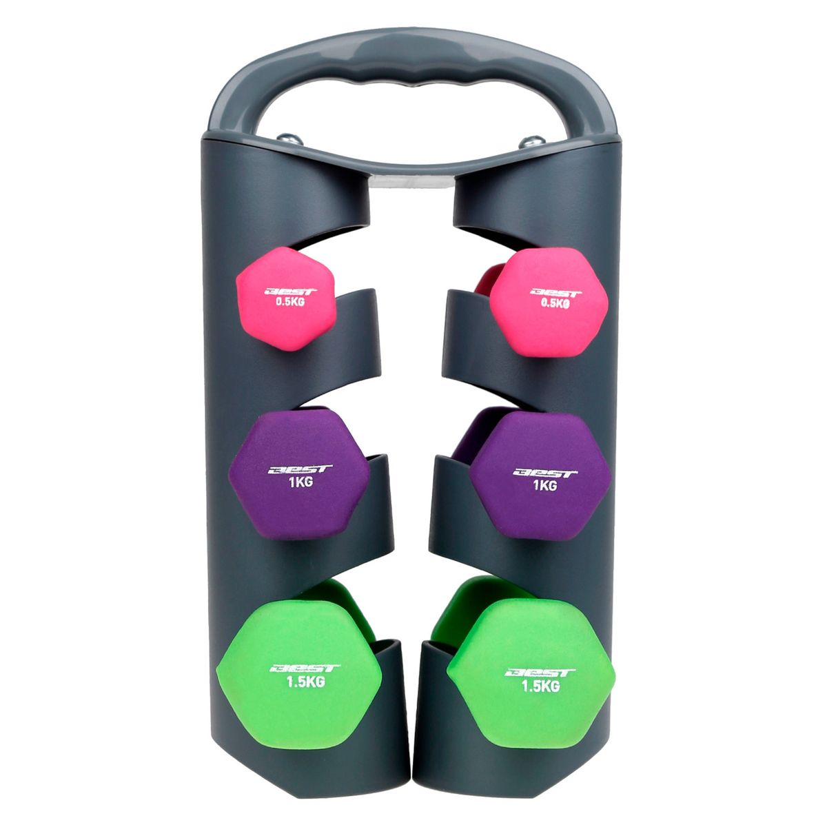 BEST - Juego De Mancuernas 2 Kg Best