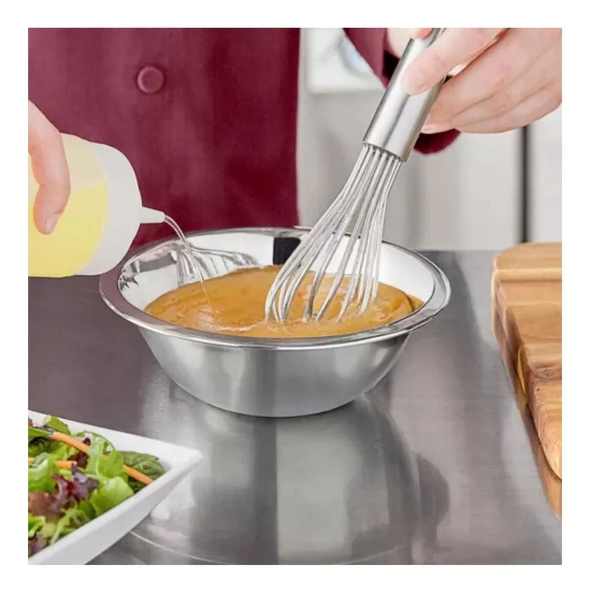 CUINER - Bowl Cuenco Acero Inoxidable 20cm 1 Litro Cuiner