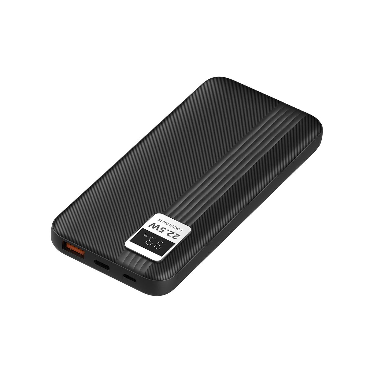 TECNOLAB - Power Bank 10000mAh 22.5W + 2 Cables Incluidos Negro - PS