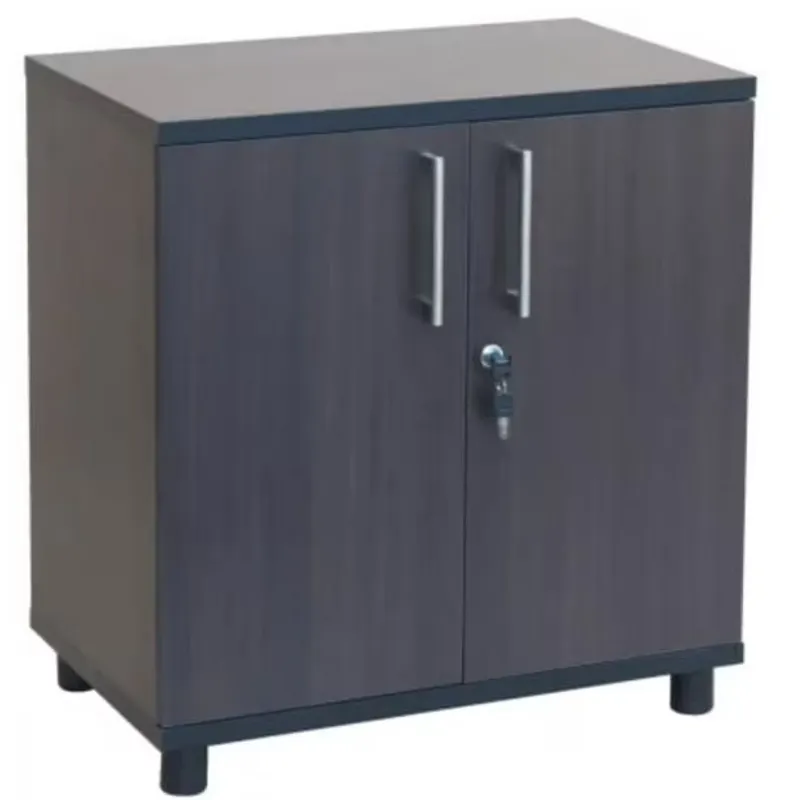 GENERICO - Gabinete Oficina 2 Puertas Melamina Dakar Con llave 75x70x42cm