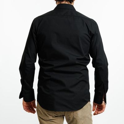 Imagen 2 del producto Camisa Negra Etiqueta Roja I25-12 - Negro