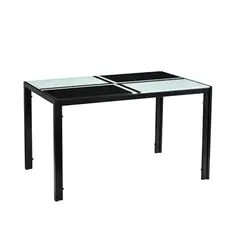 OEM - Mesa Comedor Rectangular Vidrio Templado 150x90cm