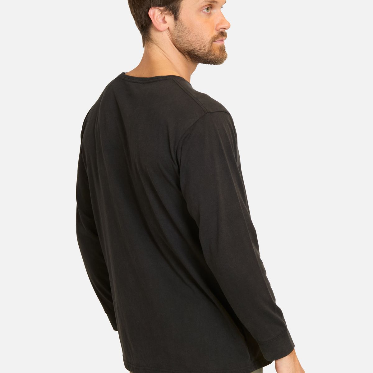 RIP CURL - Polera ML Wild Negro Hombre Rip Curl - Negro