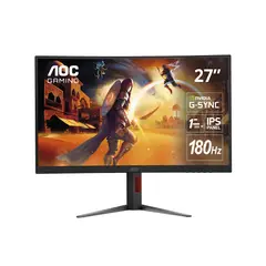 AOC - Monitor Gamer Curvo C27G4Z 27” FHD 240 Hz / 280 Hz, 0.3 ms, Adaptive-Sync