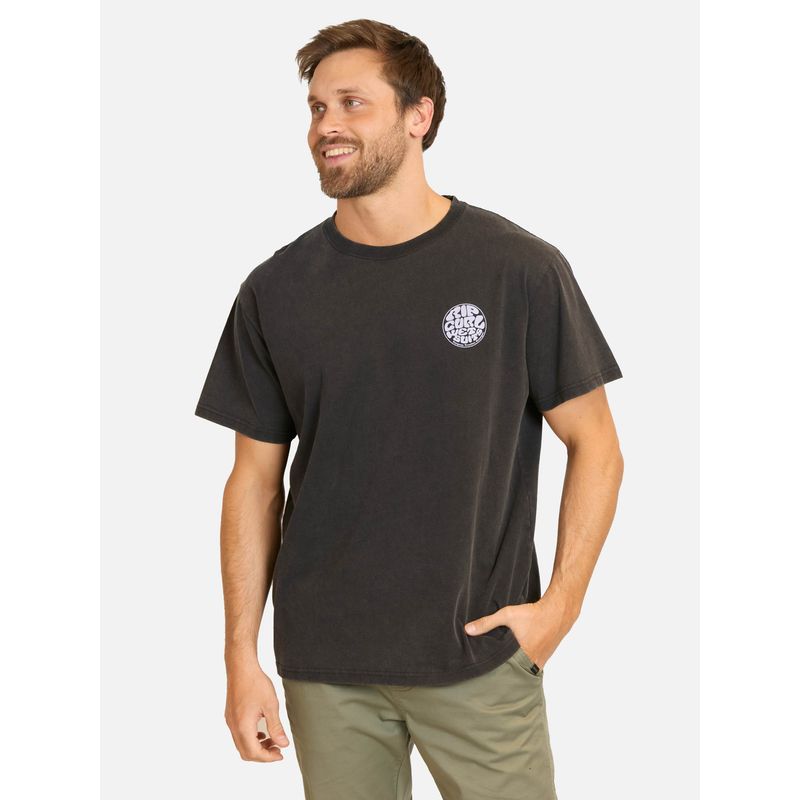 RIP CURL - Polera MC Ripzone Negro Hombre Rip Curl - Negro