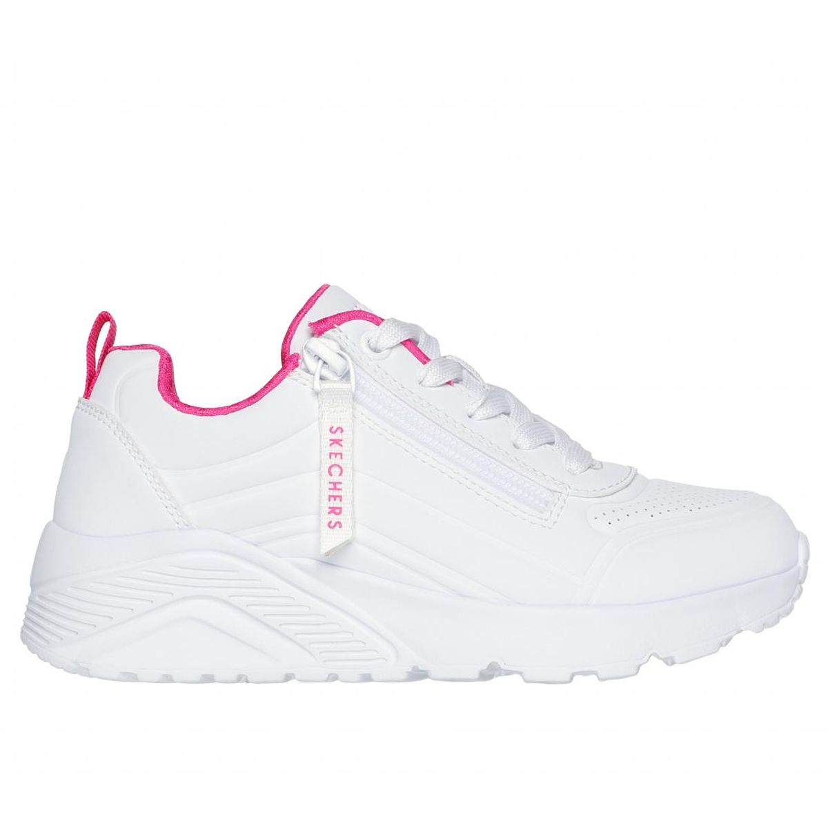 SKECHERS - Zapatillas Niña Uno Lite Blanco Pk Skechers