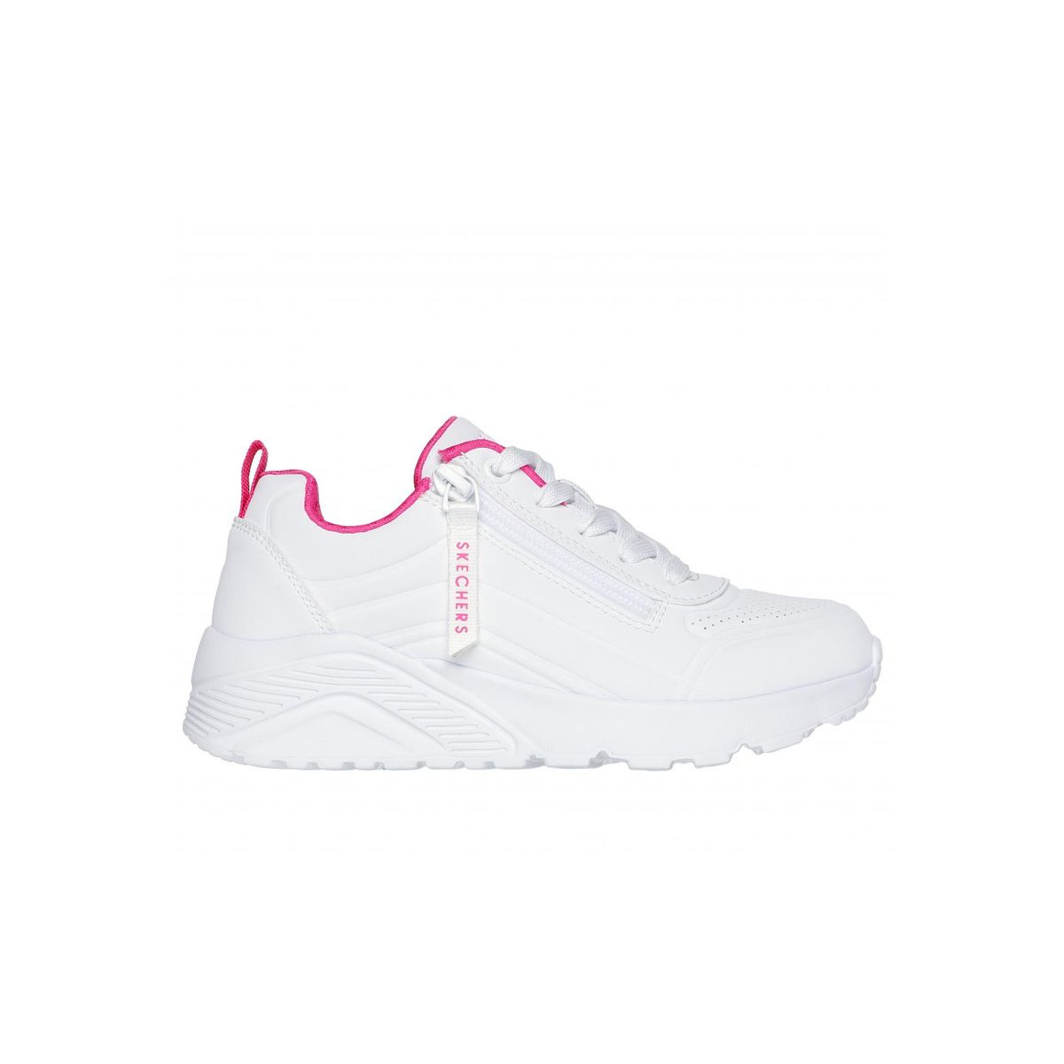 SKECHERS - Zapatillas Niña Uno Lite Blanco Pk Skechers