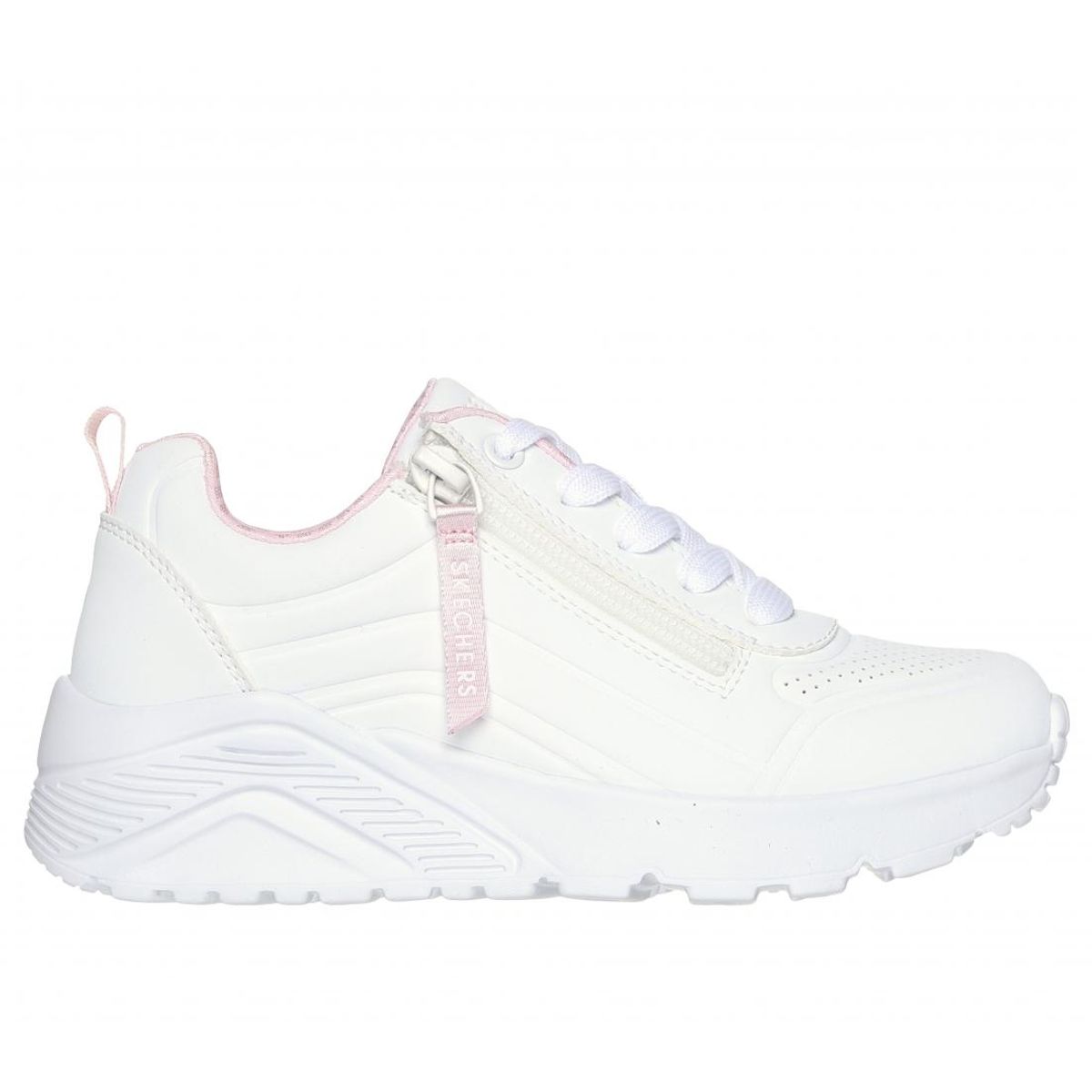 SKECHERS - Zapatillas Niña Uno Lite Easy Zip Blanco Skechers