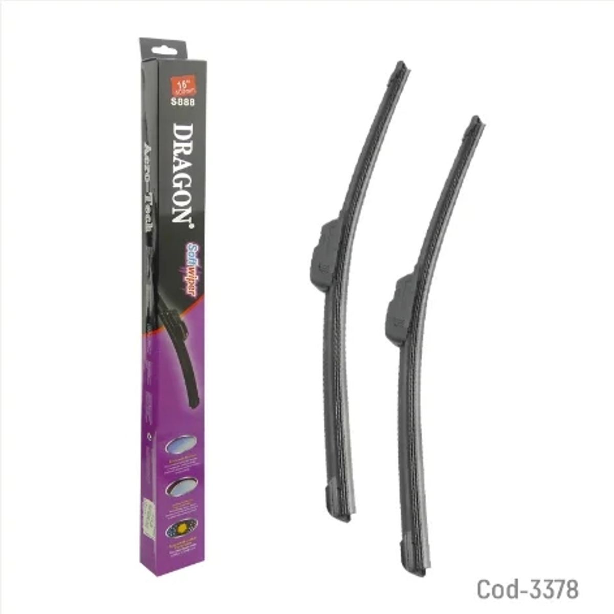 DRAGON - Set 2 Plumillas De 26 Pulgadas/ Marca Dragon /calidad