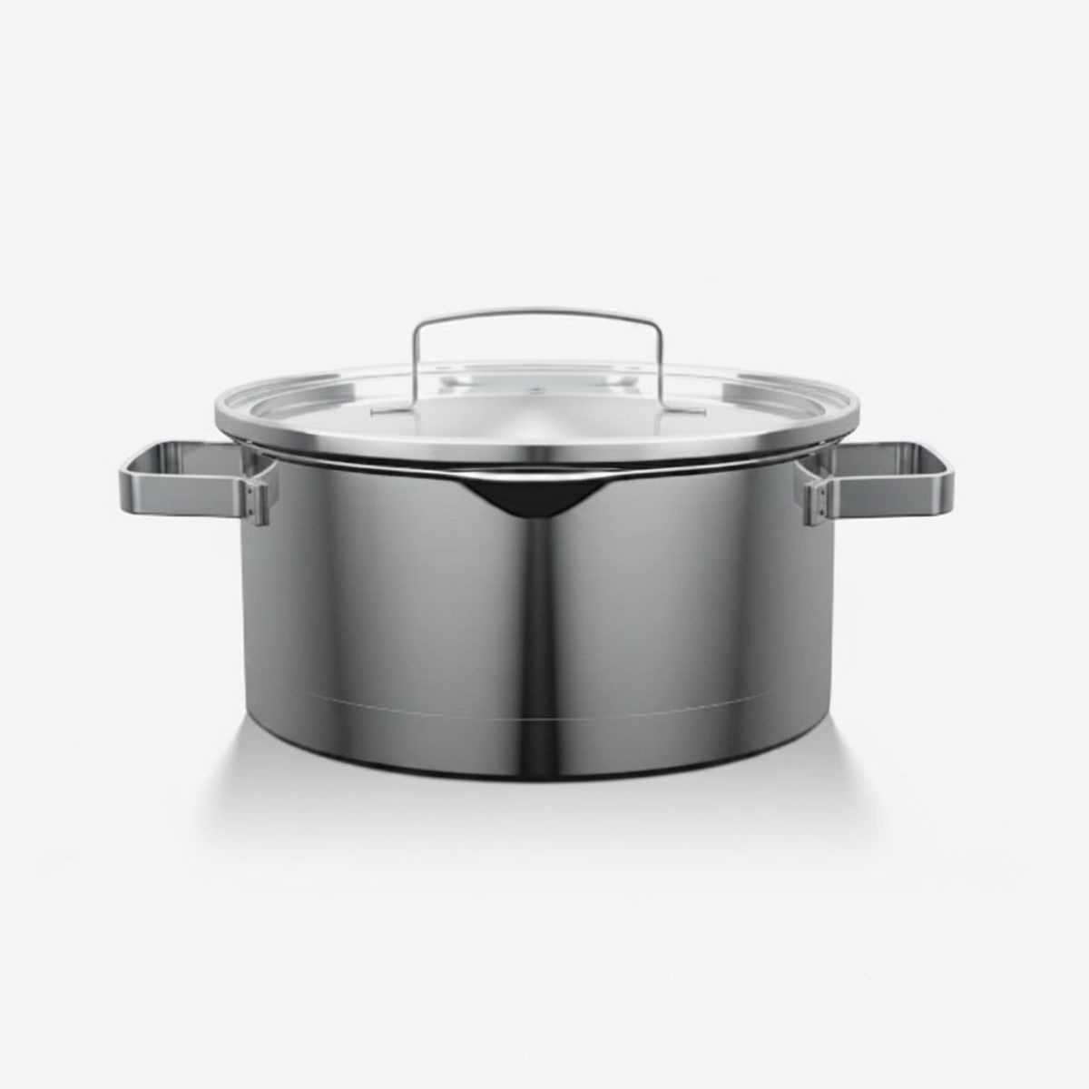WENS - Cacerola Olla Acero Inoxidable De Cocina Con Tapa 24Cm Wens