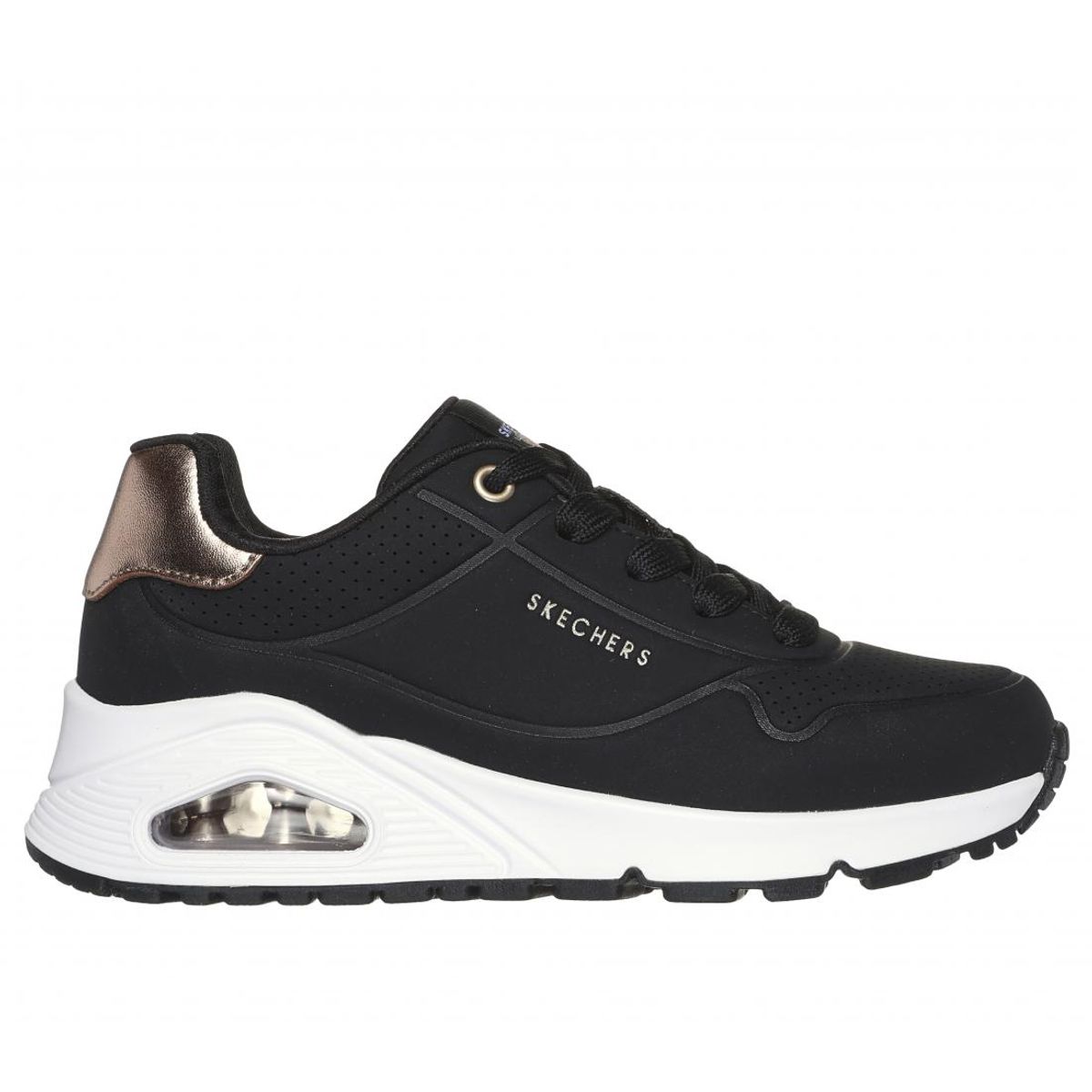 SKECHERS - Zapatillas Niña Uno Gen1 Shimmer Away Negro Skechers