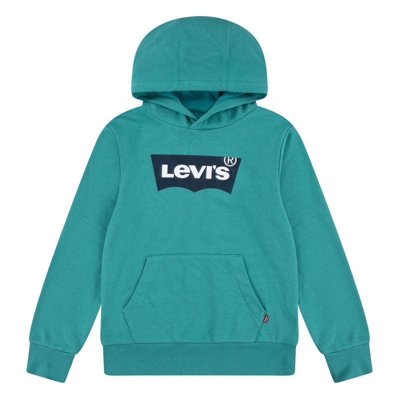 LEVIS - Poleron Niño Hoodie Batwing Verde Levis