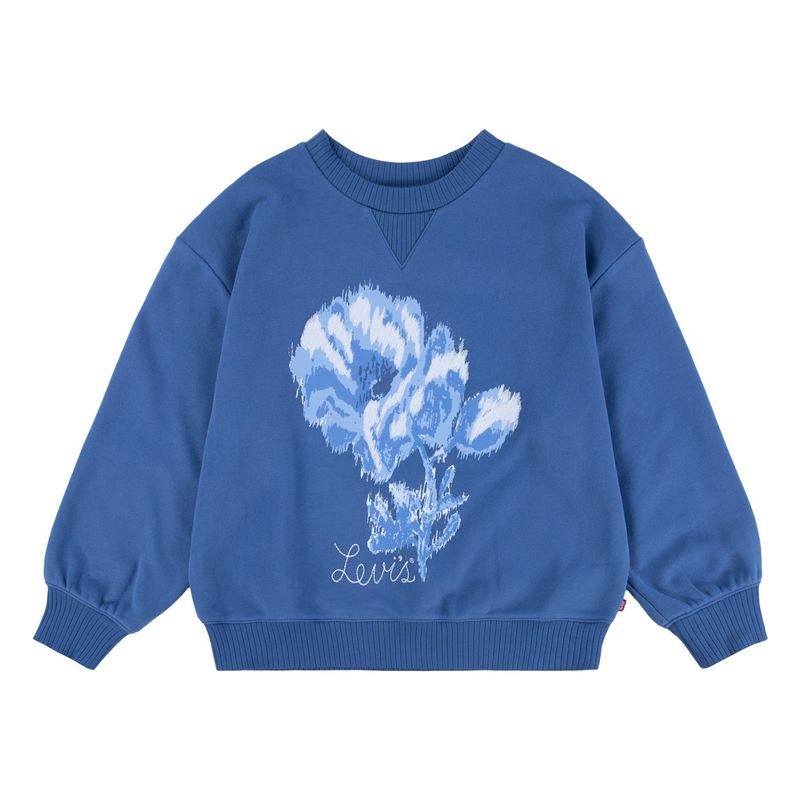 LEVIS - Poleron Niña Flor Azul Levis