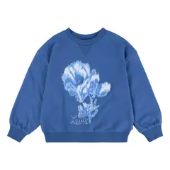 LEVIS - Poleron Niña Flor Azul