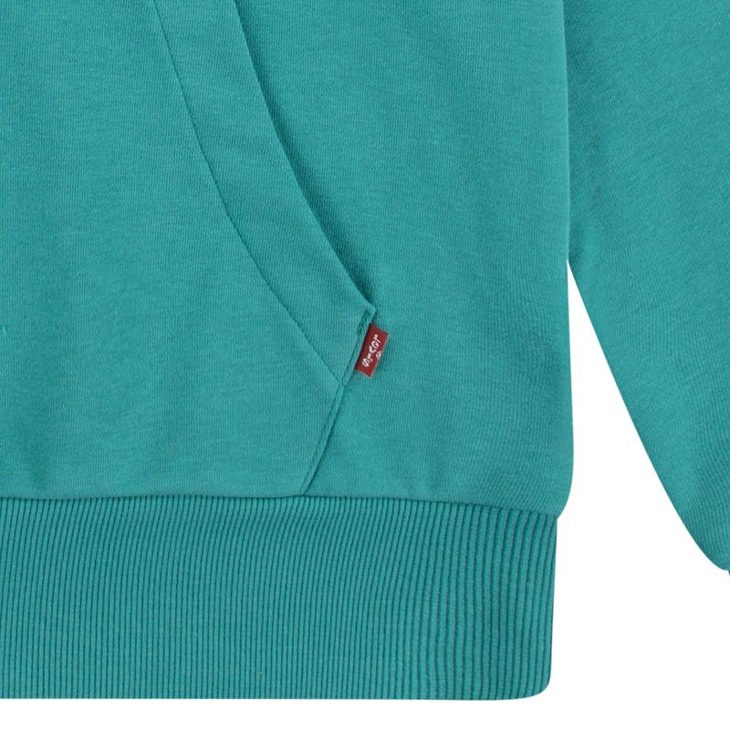 LEVIS - Poleron Niño Hoodie Batwing Verde Levis