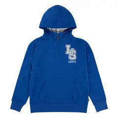 LEVIS - Poleron Niño Half Zip Azul