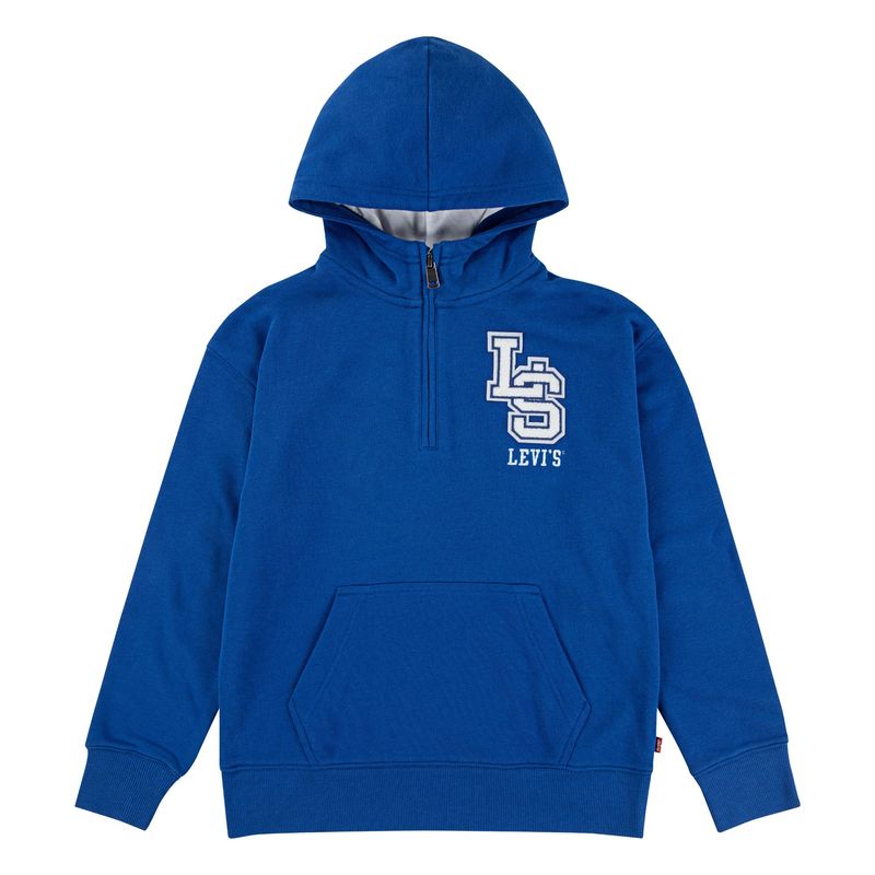 LEVIS - Poleron Niño Half Zip Azul Levis