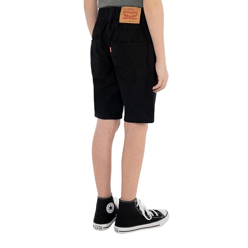 LEVIS - Short Niño 502 Negro Levis