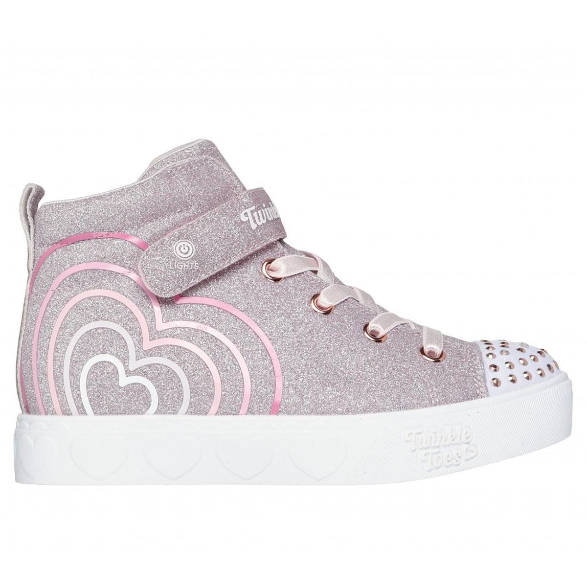 SKECHERS - Zapatillas Niña Heart Steps Rose Gold Skechers