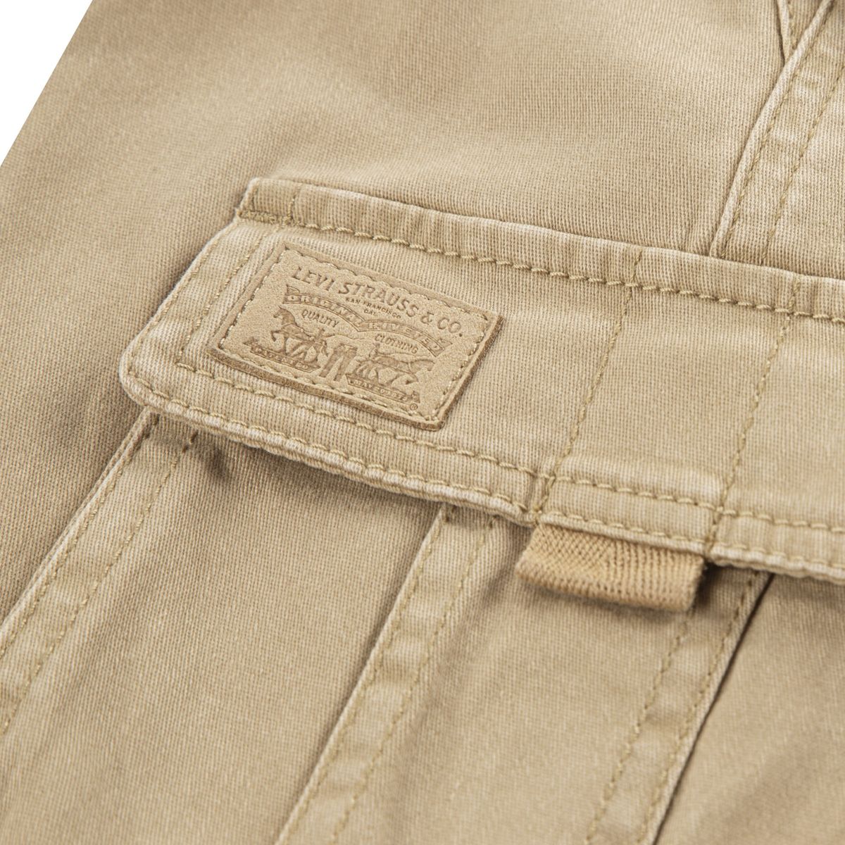 LEVIS - Short Niño Cargo Khaki Levis