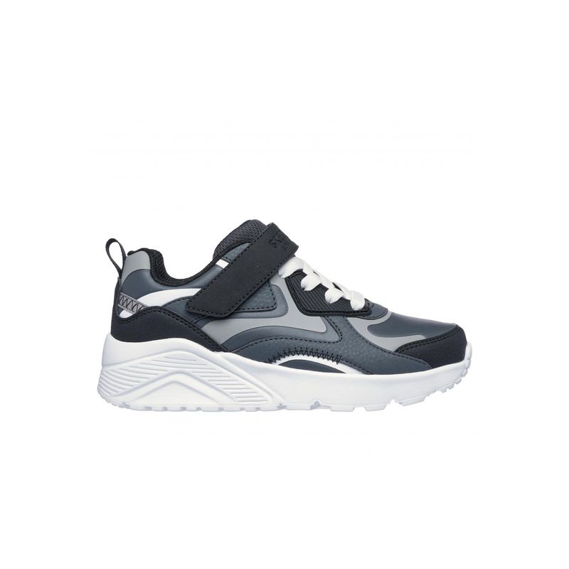 SKECHERS - Zapatillas Niño Uno Lite Gris BK Skechers